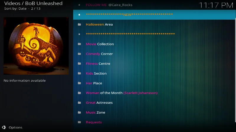 Add-on BoB Unleashed, libera la potenza di Kodi