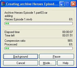 Dividir y fusionar archivos grandes con WinRar y HJSplit