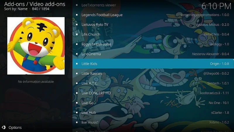 Little Kids Add-on für Kodi: So installieren Sie Little Kids und schauen Zeichentrickfilme
