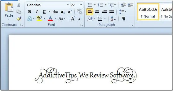 Применение стилистических наборов шрифтов и лигатур в Word 2010