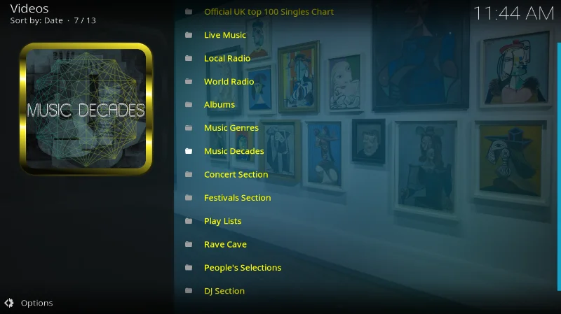 Дополнение PICASSO Kodi, альтернатива Evolve – установка и пошаговое руководство