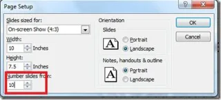 Tipps für PowerPoint 2010: Standard-Foliennummer ändern