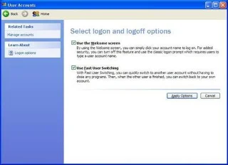 Cómo habilitar o deshabilitar el cambio rápido de usuario en Windows 7, Vista y XP