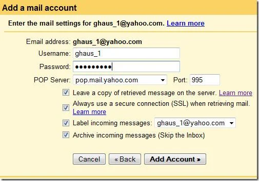 Доступ ко всем вашим аккаунтам электронной почты из Gmail