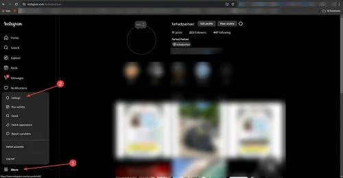 Как деактивировать Instagram в мобильном приложении