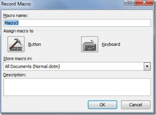 Word 2010: Erstellen Sie eine Makroschaltfläche und greifen Sie über die Symbolleiste für den Schnellzugriff darauf zu.
