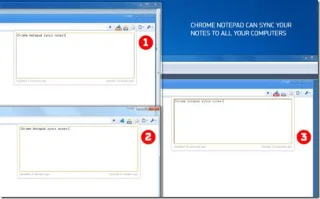 Chrome Notepad синхронизирует заметки на нескольких компьютерах