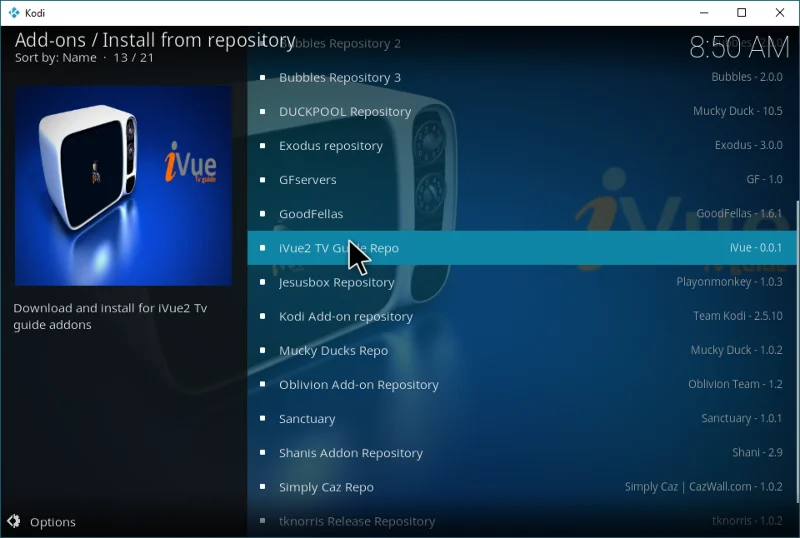 Guia de TV IVUE 2 Kodi Add-on: Instalação e Análise