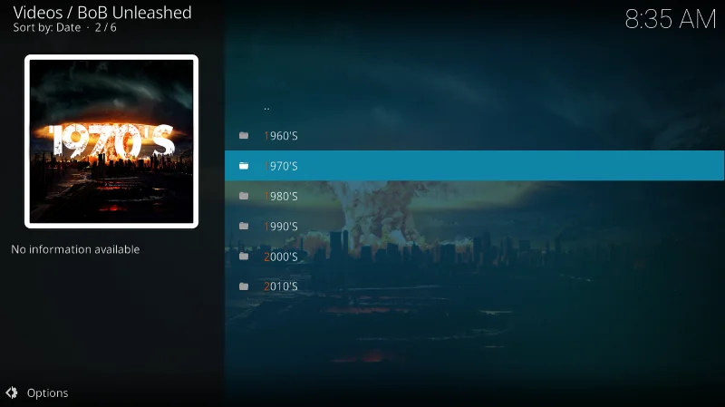 Add-on BoB Unleashed, libera la potenza di Kodi