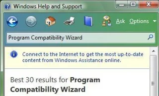 運行與 Windows 7/Vista 不相容的程序