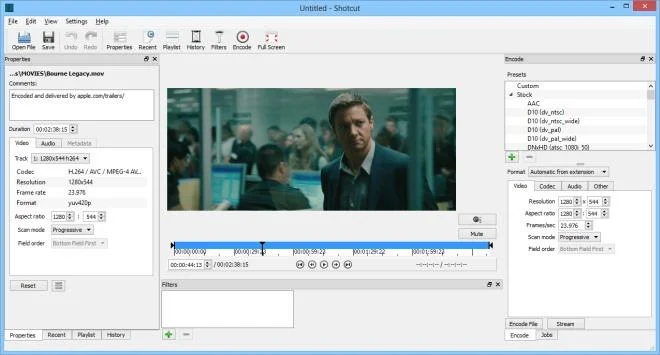 Shotcut es un ingenioso editor de videoclips multiplataforma con filtros personalizados