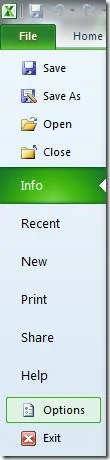 Excel 2010 Zeilen- und Spaltenüberschriften entfernen