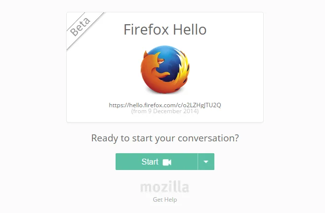 Cómo iniciar una conversación con Firefox Hola
