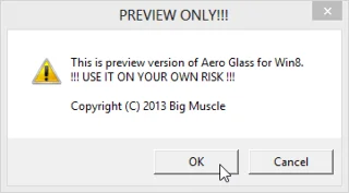 Obtenga el efecto Aero Glass adecuado con transparencia borrosa en Windows 8