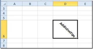 So drehen Sie Zellen in Excel 2010