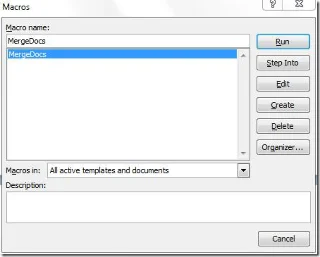 Mehrere Word 2010-Dokumente zusammenführen