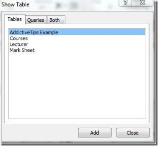 Access 2010: creazione di relazioni tra tabelle di database