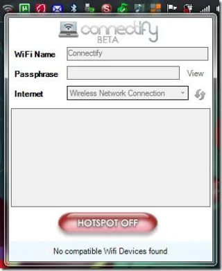 Connectify – Windows 7を仮想WiFiルーターに変換する