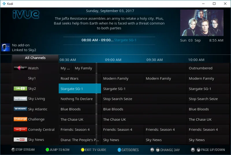 Guia de TV IVUE 2 Kodi Add-on: Instalação e Análise