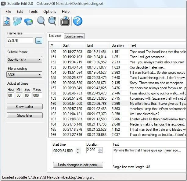 Edición de subtítulos: potente herramienta de edición y sincronización de subtítulos