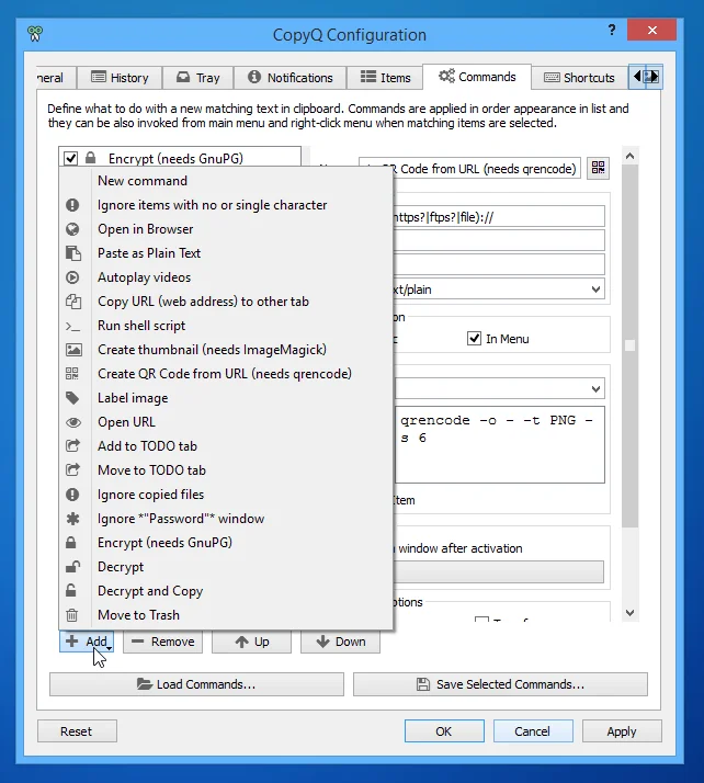 CopyQ: Gestor del portapapeles que guarda tu historial y admite scripts