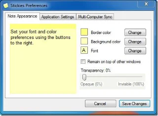 Stickies para Windows: Muestra notas adhesivas amarillas en el escritorio.