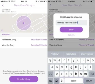 Come creare una storia geo-recintata su Snapchat