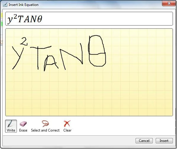 OneNote 2010: Mathematische Gleichungen schreiben (Ink To Math)
