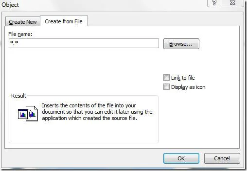 Inserisci file audio in Microsoft Word 2010