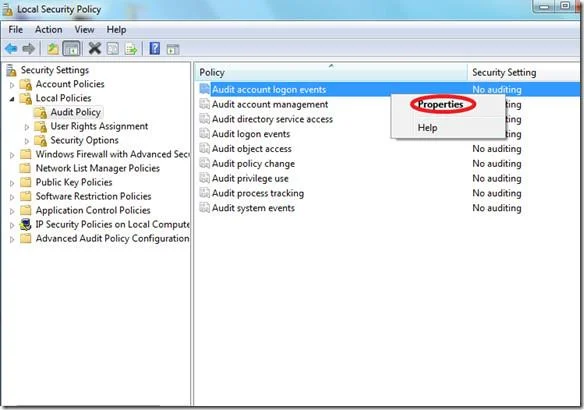 Windows 7: ¿Qué es la auditoría de cuentas y cómo habilitarla?