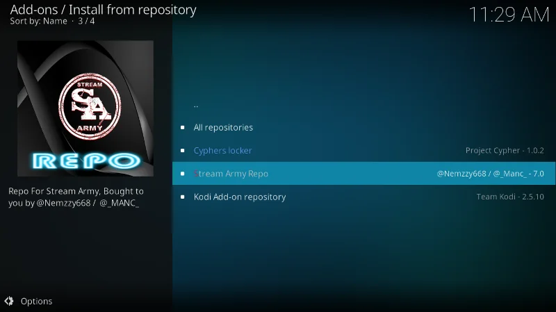 Componente aggiuntivo Nemesis Kodi: come installare Nemesis su Kodi