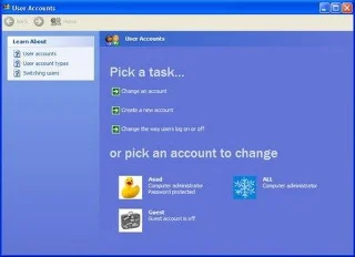 Cómo habilitar o deshabilitar el cambio rápido de usuario en Windows 7, Vista y XP