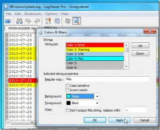 LogViewPro – 分析和比較大型日誌文件