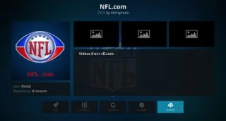 Bestes Kodi-Addon für NFL-Livestreams
