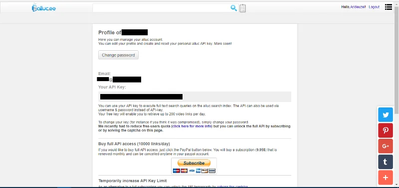 Aggiungi il provider Alluc: ottieni più link in Covenant