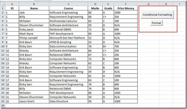 Excel 2010: utilizzo delle macro tramite pulsanti