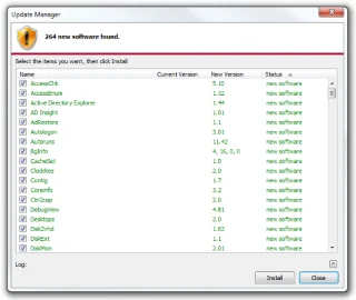 Scarica e avvia facilmente le utilità Sysinternals e Nirsoft con WSCC