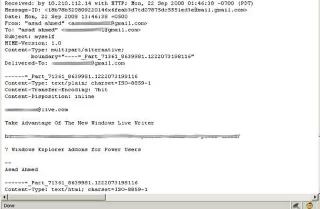 Windows Live メール、Gmail、Yahoo! メールで送信者の IP アドレスを確認する方法