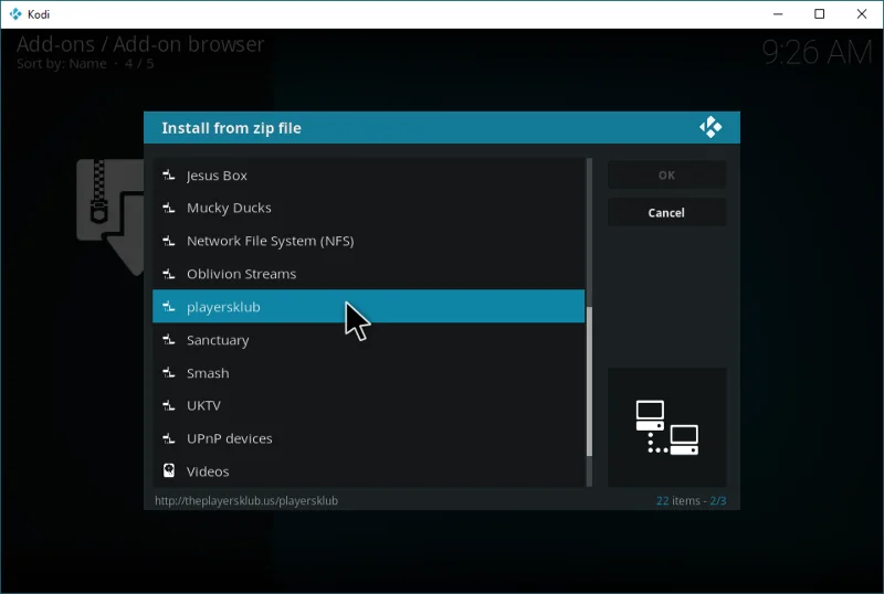 PlayersKlub Kodi-Add-on, über 700 IPTV-Kanäle ansehen: Installationsanleitung