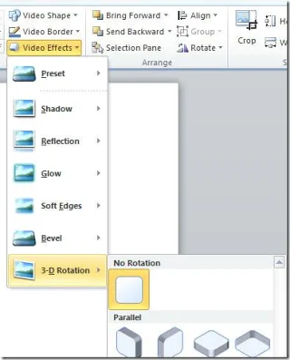 Office PowerPoint 2010-Tutorial: Videobearbeitung