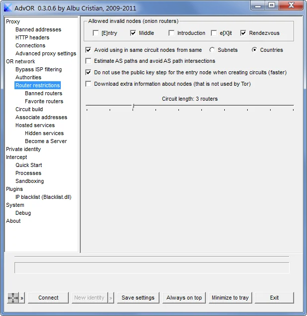 Enrutador Onion avanzado: un cliente para la red TOR que permite el proxy