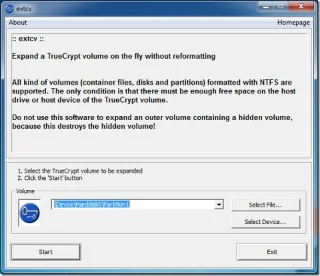 Espandi il volume TrueCrypt senza riformattarlo