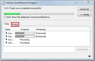 Outlook 2010 – Übersicht zum Senden/Empfangen