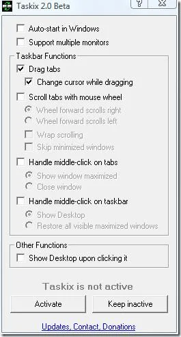 Come spostare e riordinare le schede della barra delle applicazioni in Windows XP/Vista