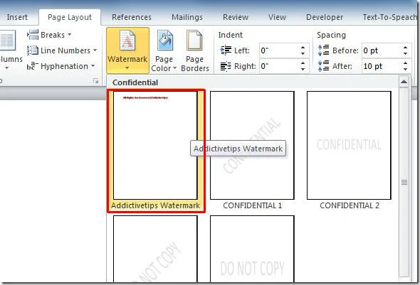 Word 2010 Bausteine-Organizer