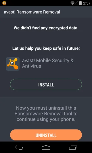 La rimozione del ransomware Avast! libera il tuo dispositivo Android da Simplelocker