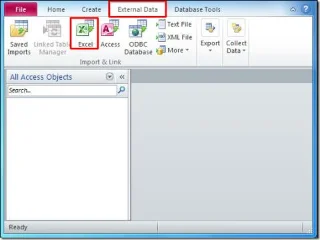 Access 2010: Arbeitsblatt aus Excel 2010 importieren