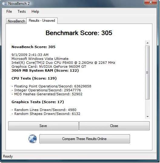 NovaBench 2: Realice una prueba comparativa completa