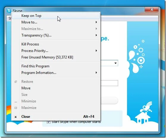 WindowMenuPlus agrega 9 opciones útiles al menú de la barra de título de la aplicación