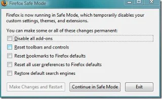 Firefoxをセーフモードで実行する方法